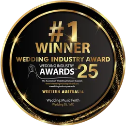 Wedding DJ / MC, Wedding Industry Awards WA Winner 2025