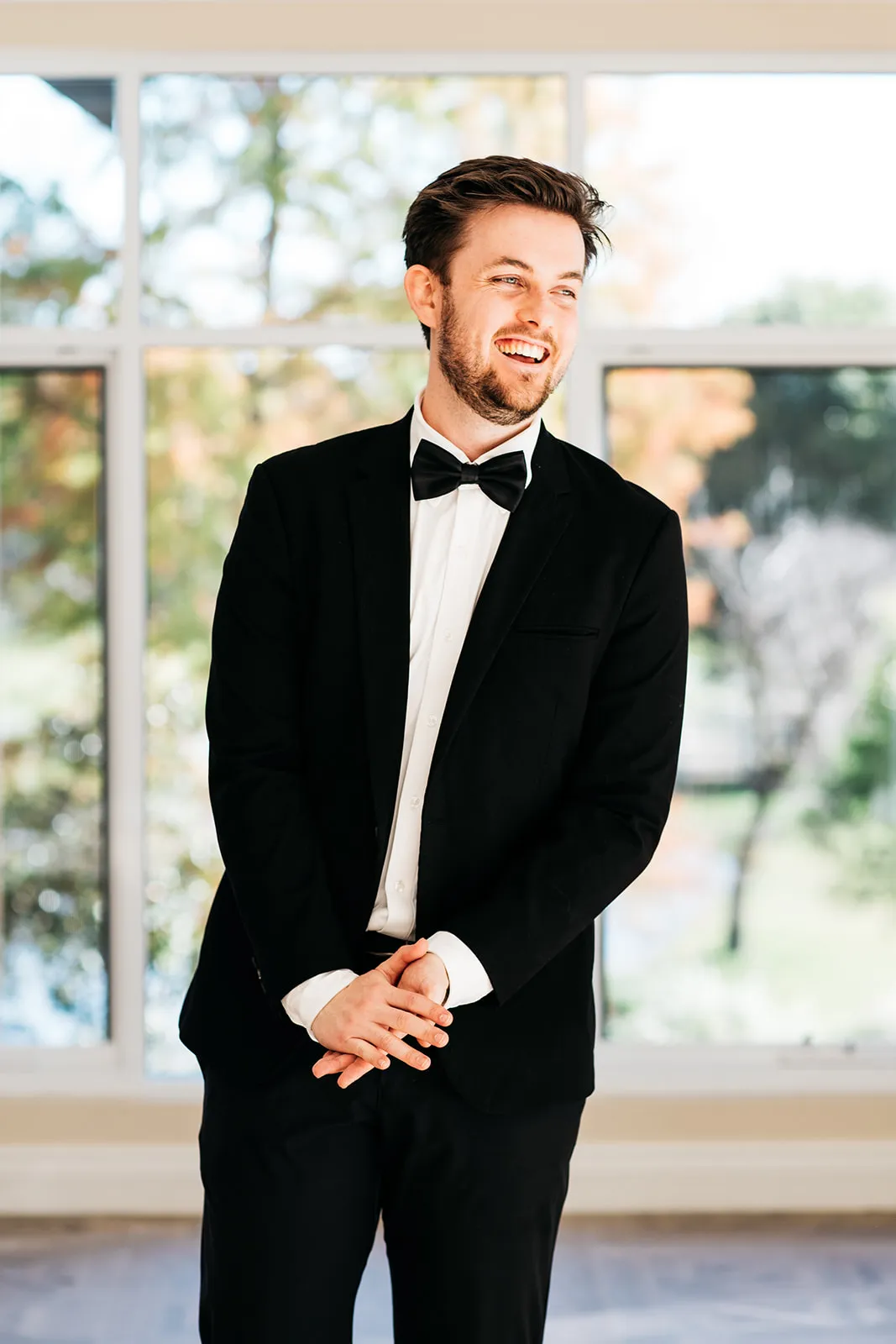Mitchell Martin, Perth wedding singer, with his acoustic guitar