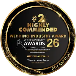 Live Entertainment, Wedding Industry Awards WA Highly Commended 2026